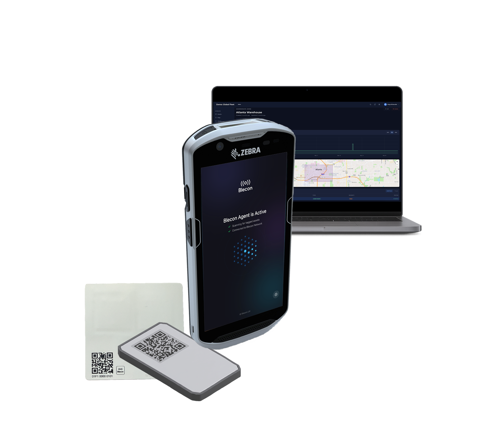 Blecon Asset Tracking with Blecon Track, Asset Tags and Blecon Agent