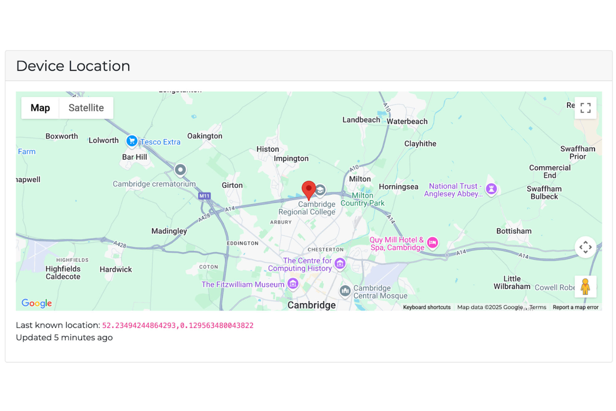 Device Location