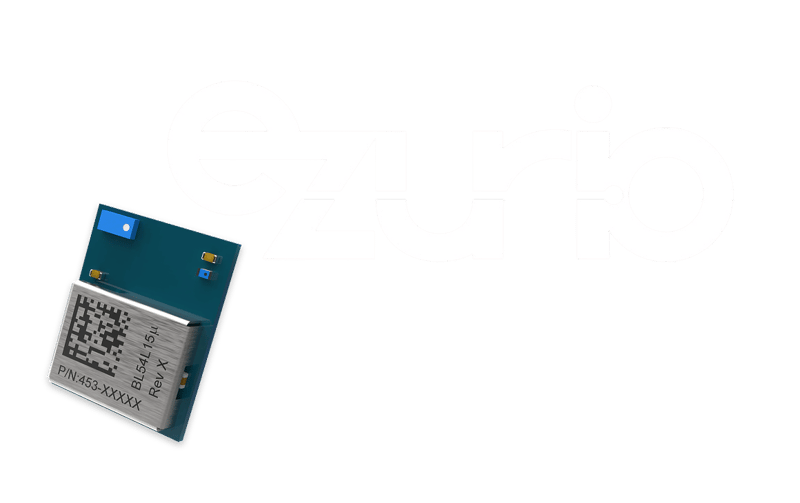 Ezurio white logo and Module
