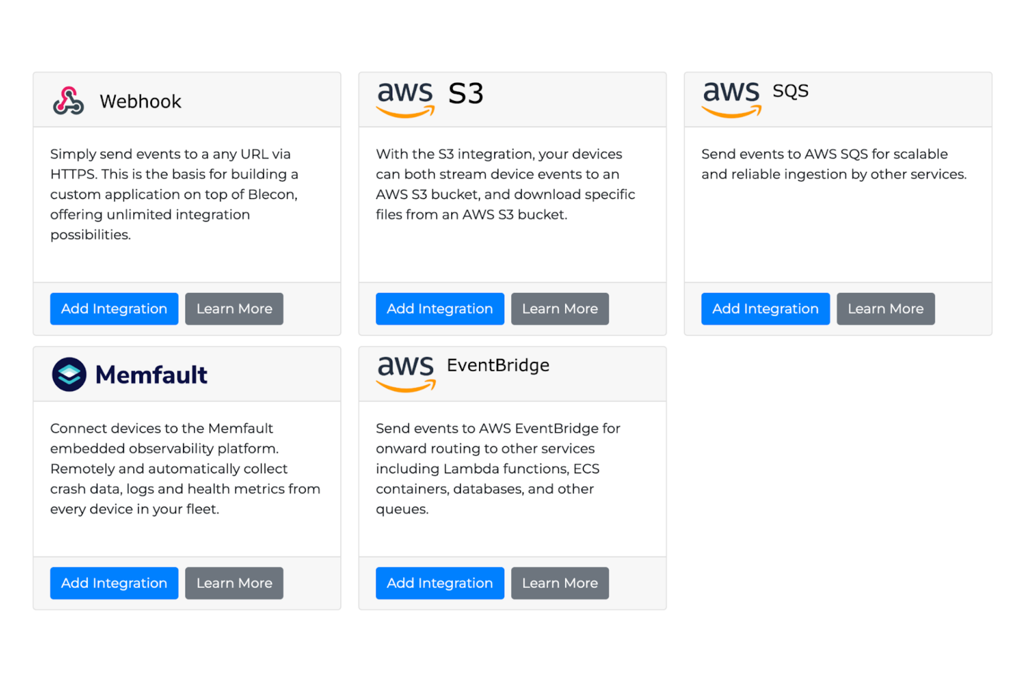 Integrations