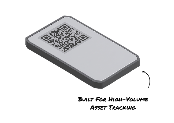 Blecon Location Tag compact BLE asset tag with peel-to-activate adhesive backing