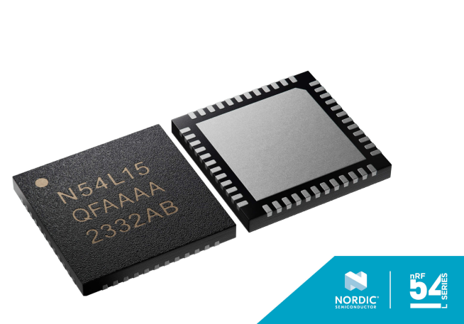 Nordic Semiconductor nRF54L Series system-on-chip (SoC) , with high performance, low power operation, and advanced Bluetooth capabilities.