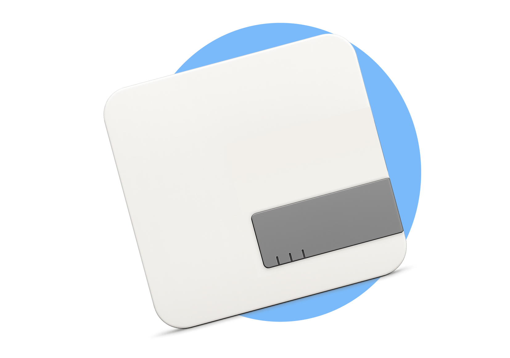 blecon-hub-device-light-blue-circle-background