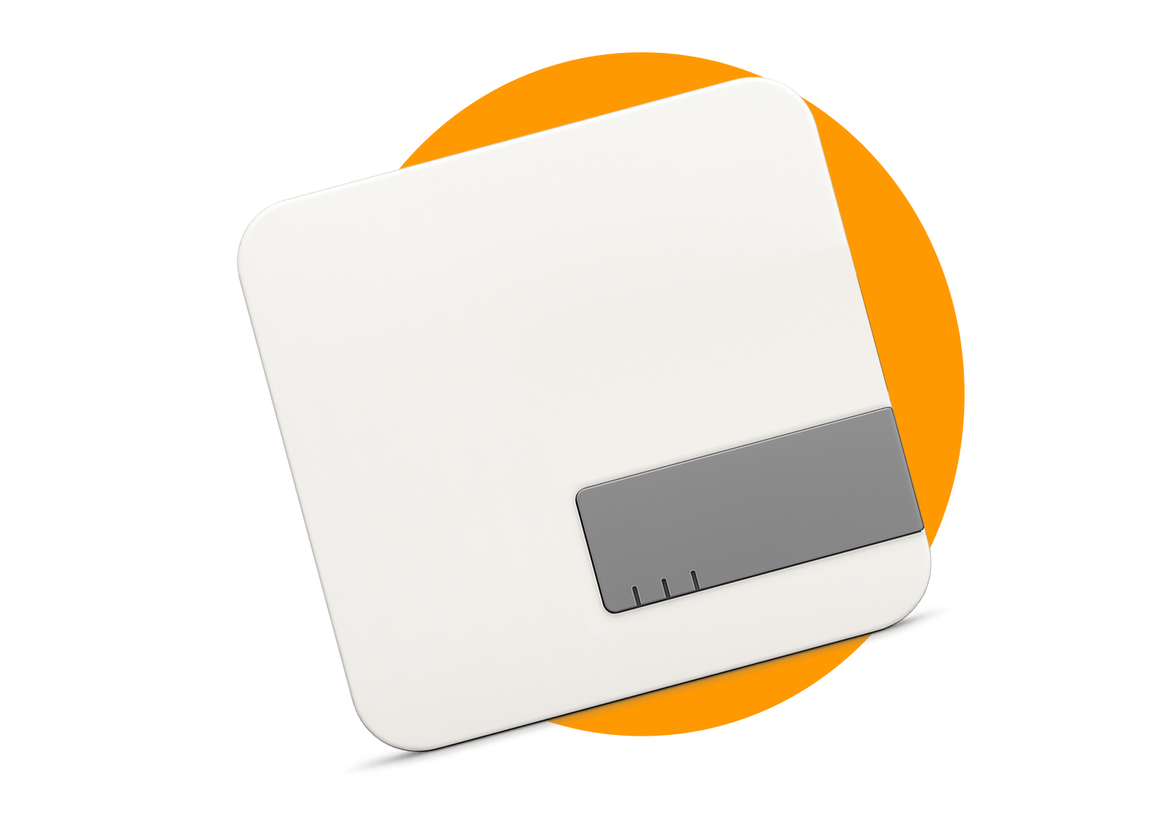 blecon-hub-device-orange-circle-background