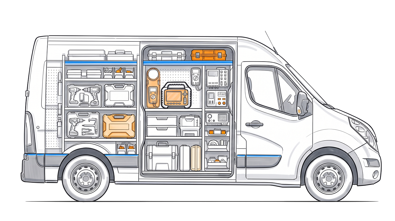 Field service tool tracking: your van is a stockroom you can't count
