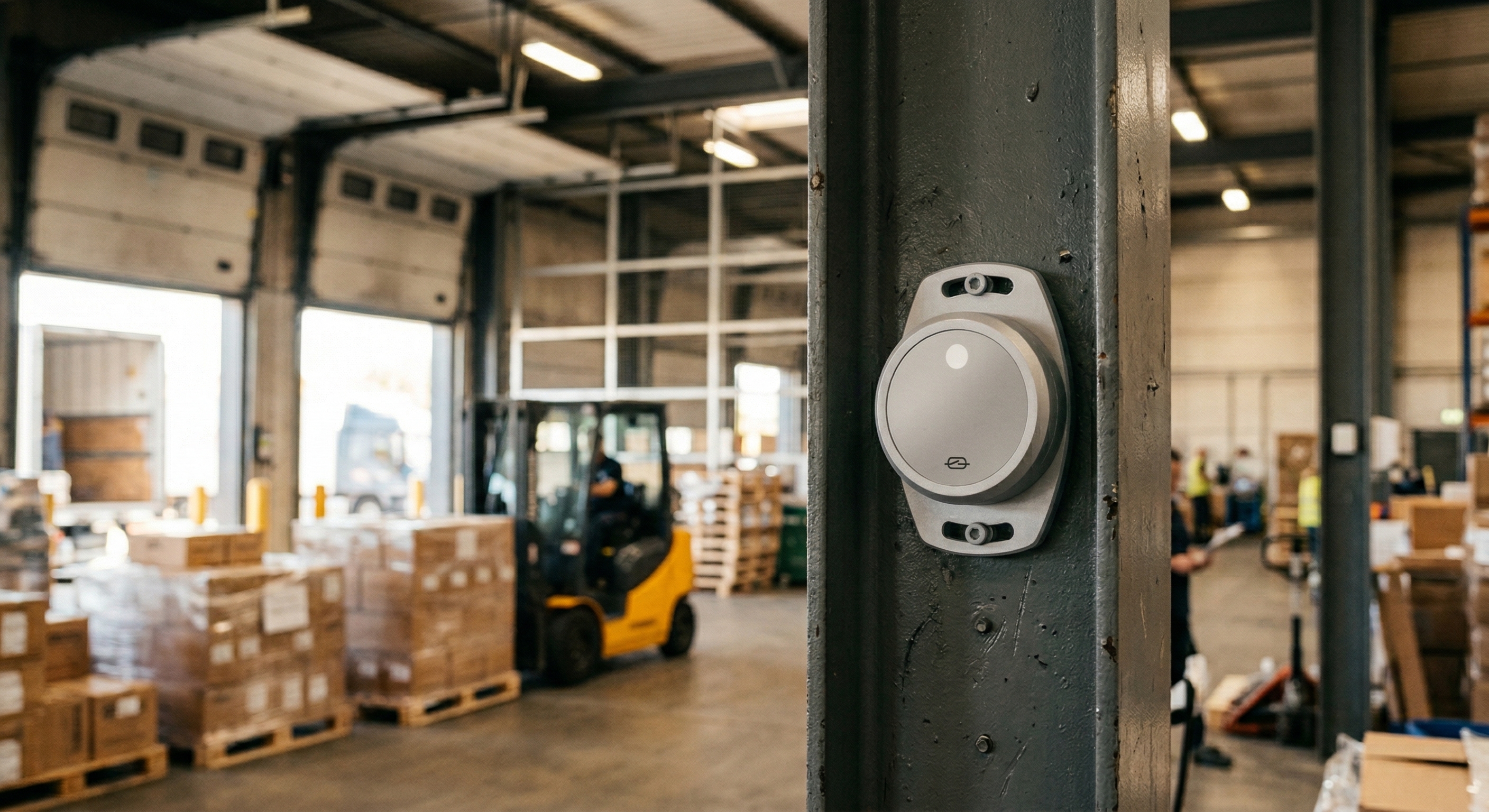 Reference beacon in warehouse