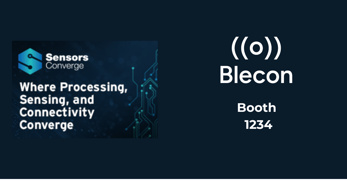 Sensors Converge with Blecon Logo (1)